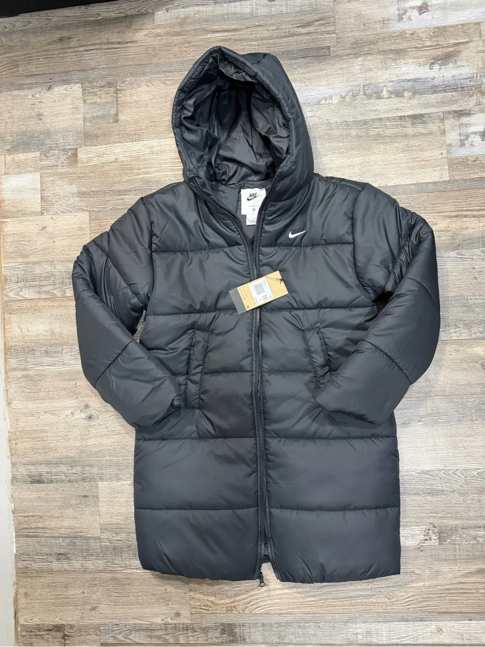 Nike Sportswear Therma Fit Long Hooded Puffer Jacket Loose Parka HV4912-010